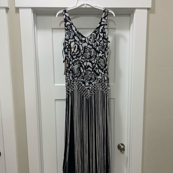 New Vintage Gorgeous Beaded & Sequined Party Dress - Picture 14 of 16